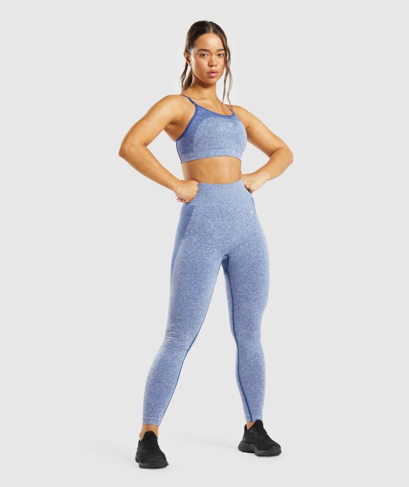 Women's Gymshark Flex High Waisted Leggings Blue | CA 05N618